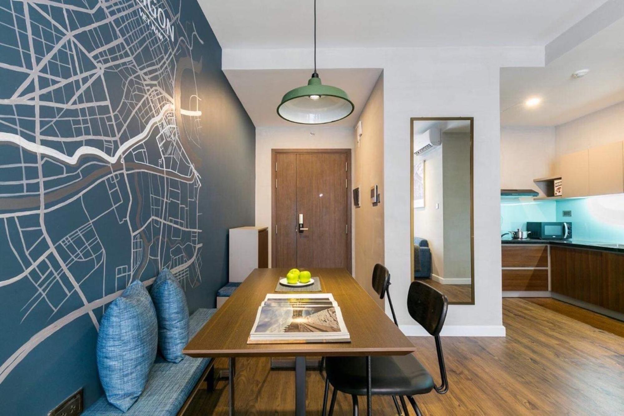 Genius Apartment River Gate Center Хошимин Экстерьер фото
